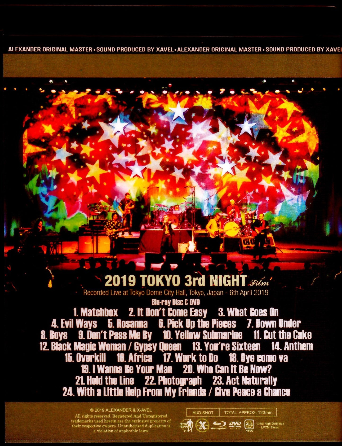 Ringo Starr and All Starr Band/Tokyo,Japan 4.6.2019 Blu-Ray & DVD Ver.