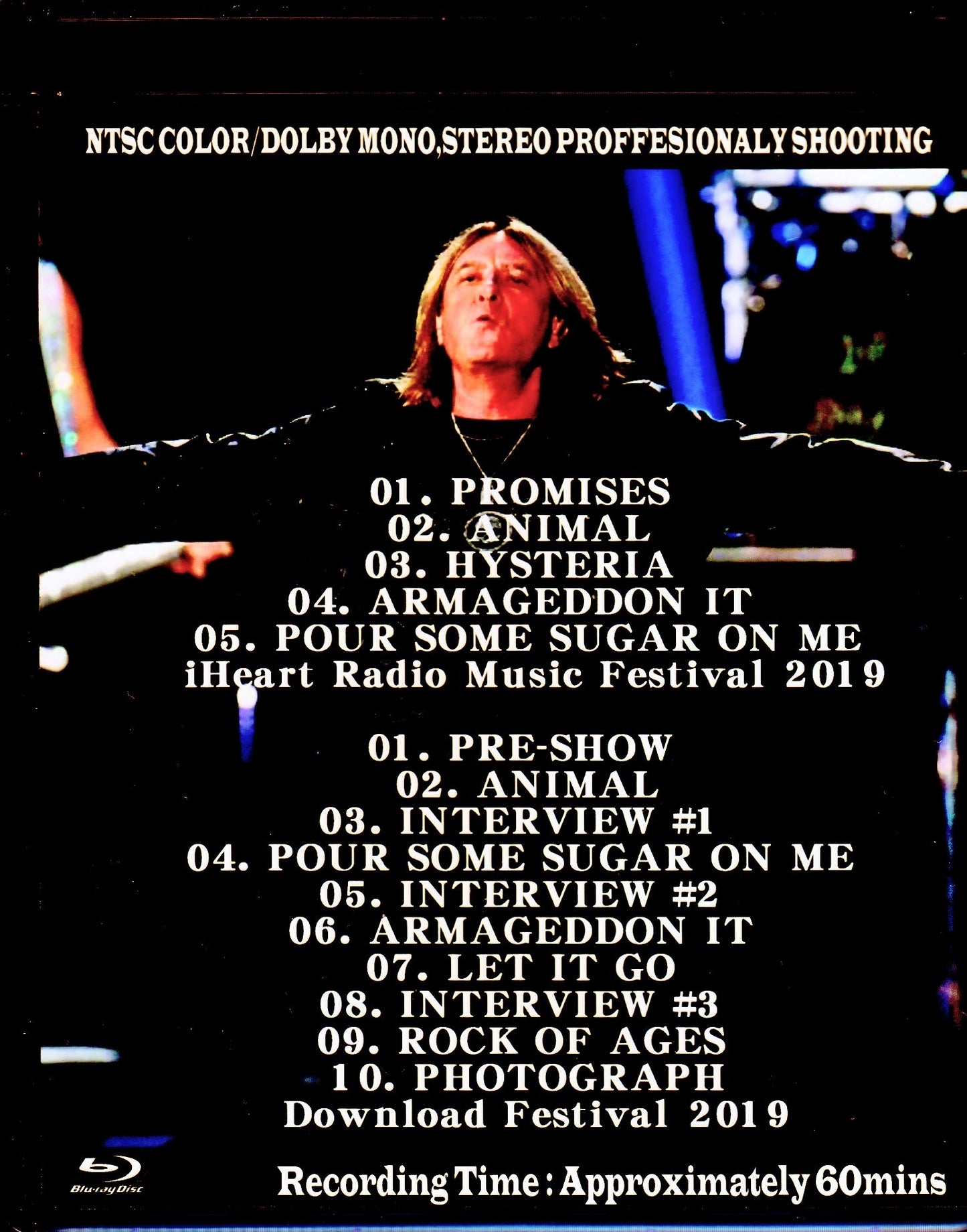 Def Leppard/NV,USA 2019 & more Blu-Ray Ver.