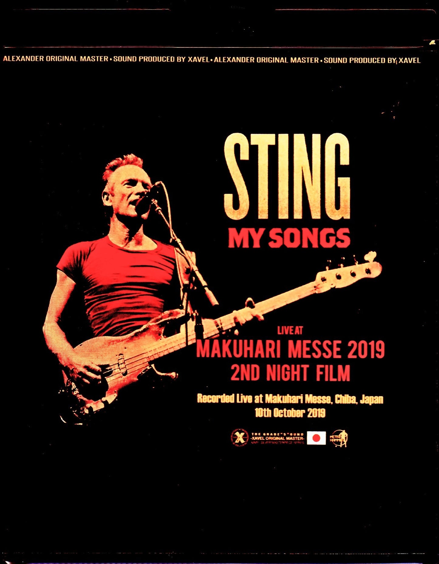 Sting/Chiba,Japan 10.10.2019 Blu-Ray + DVD Ver.