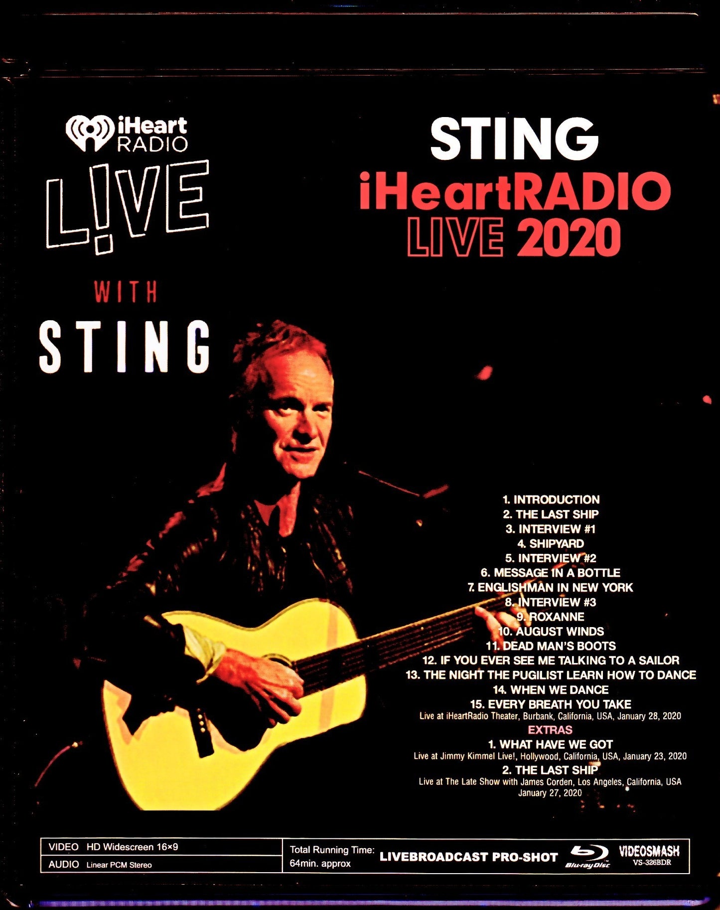 Sting/CA,USA 2020 & more Blu-Ray Version