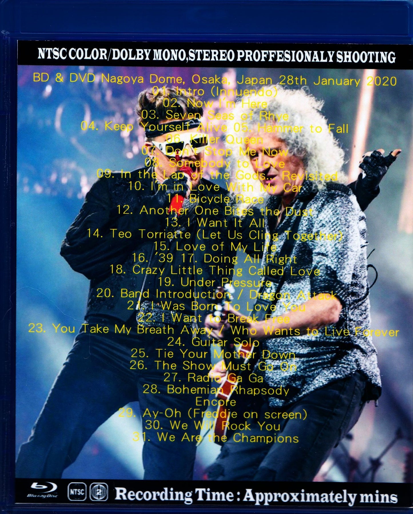 Queen,Adam Lambert/Aichi,Japan 2020 Blu-Ray+DVD