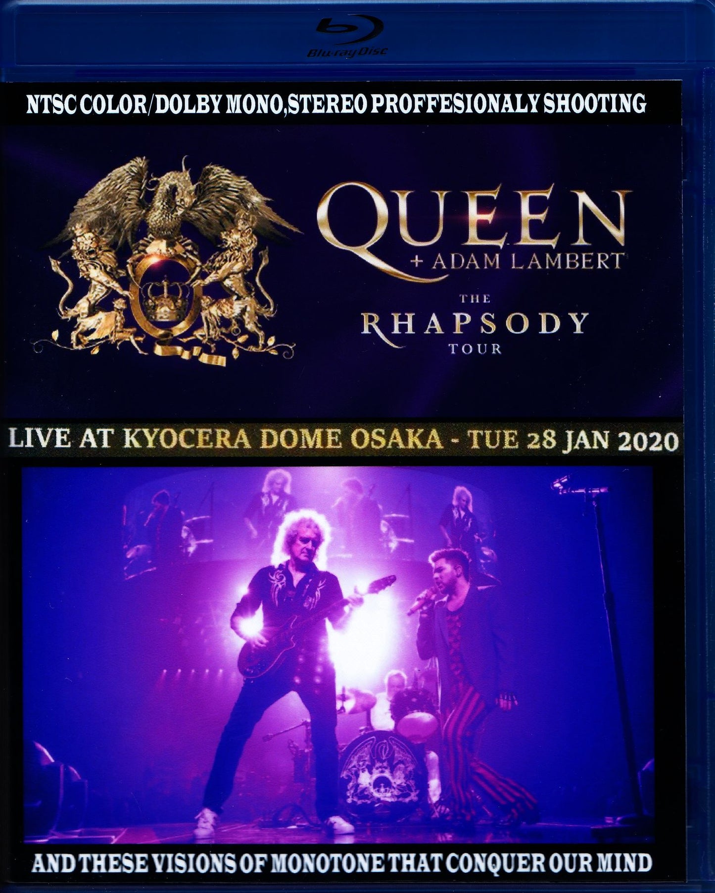 Queen,Adam Lambert/Osaka,Japan 2020 Blu-Ray+DVD