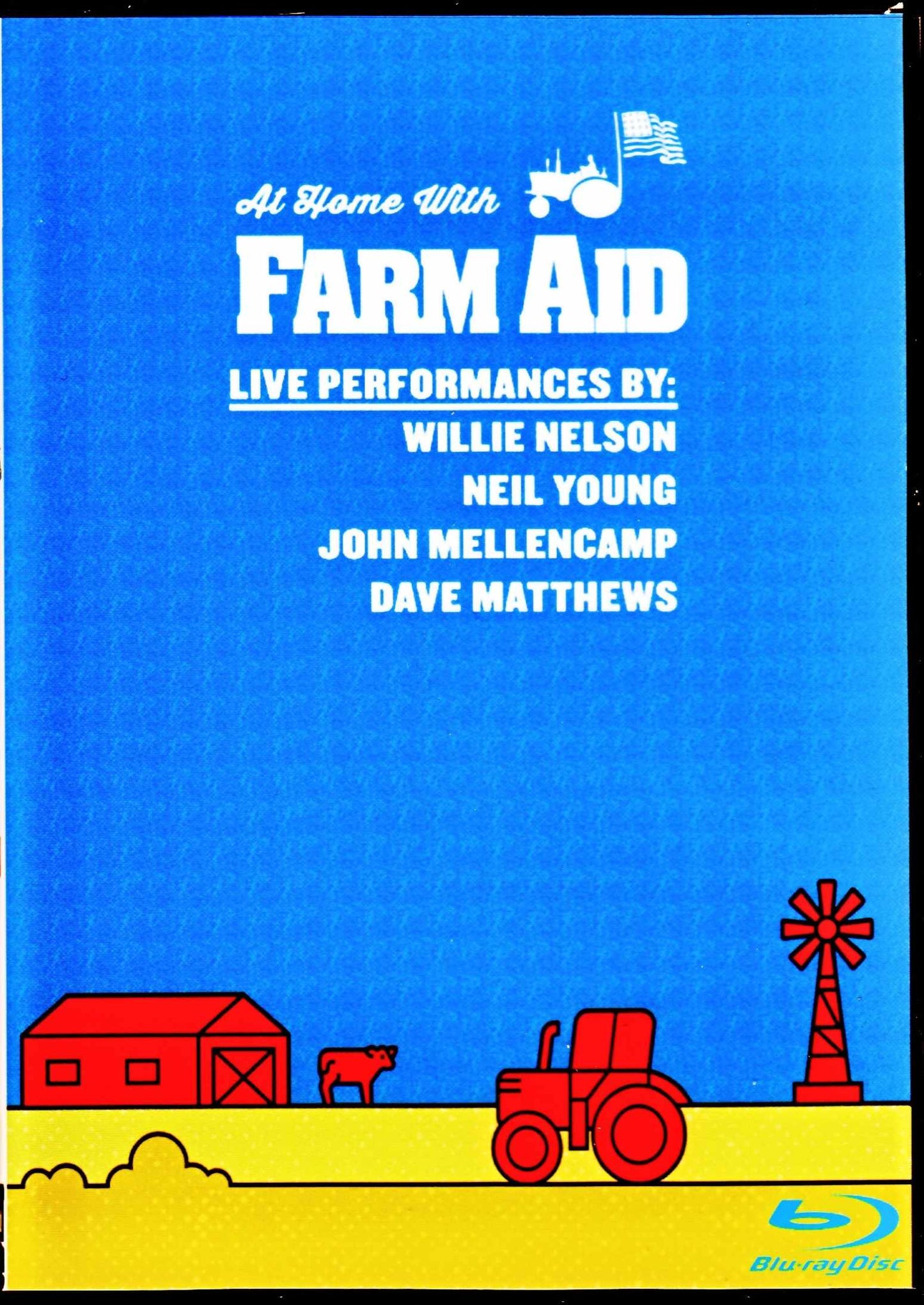 Various Artists Niel Young, Dave Matthews, John Mellencamp, Willie Nelson/At home 2020 Blu-Ray Version