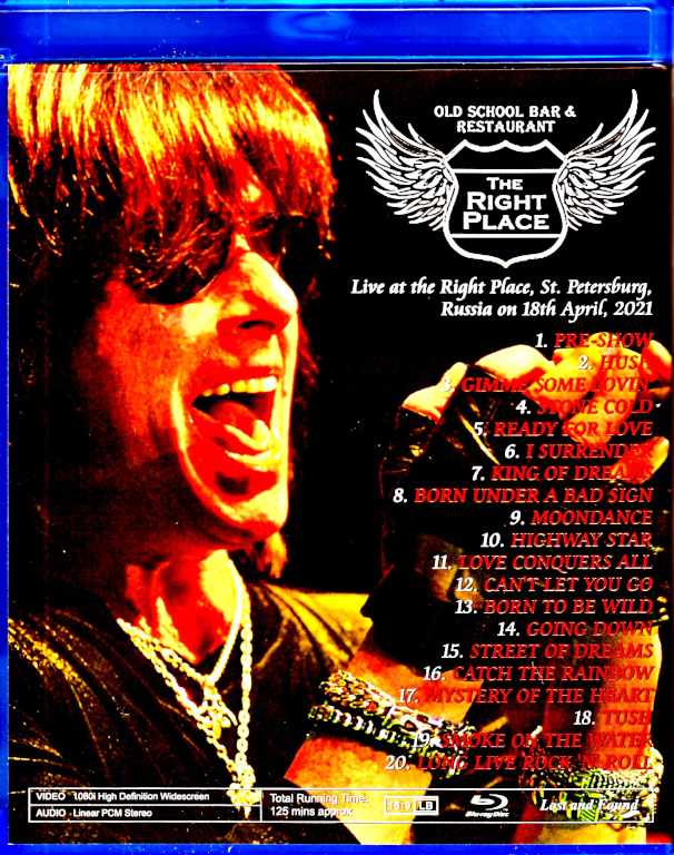 Joe Lynn Turner/Russia 2021 Blu-Ray Version