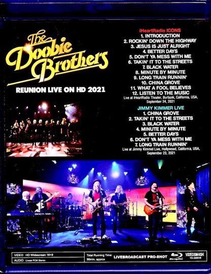 Doobie Brothers/CA,USA 2021 & more Blu-Ray Version