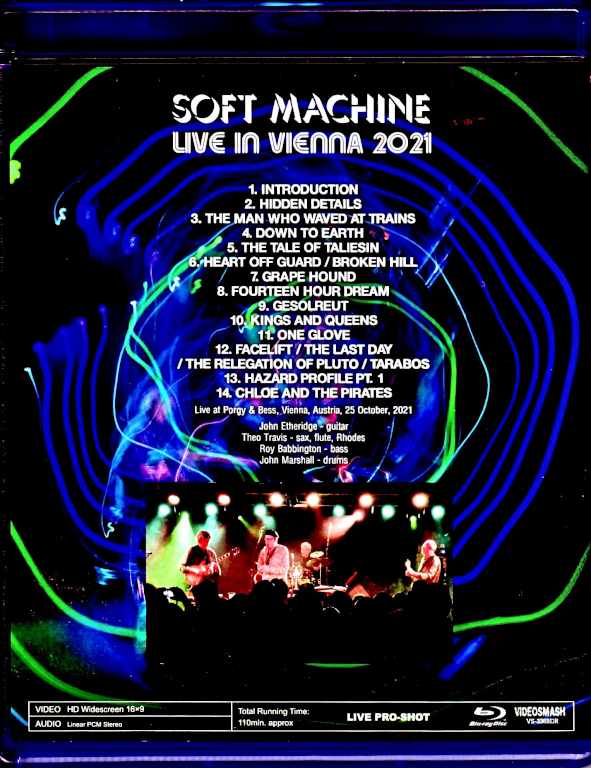 Soft Machine Soft Machine/Austria 2021 Blu-Ray Version