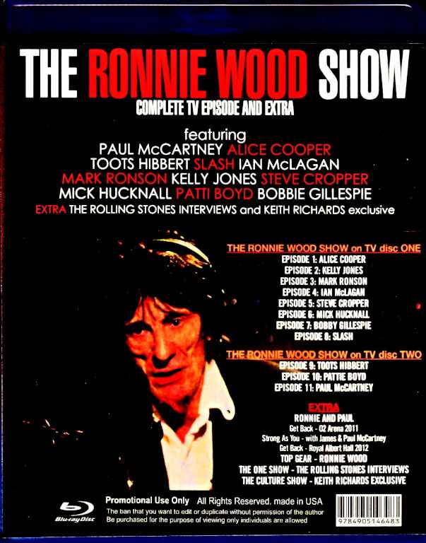 Ronnie Wood Ronnie Wood/TV Programs 2012 Complete Blu-Ray Version