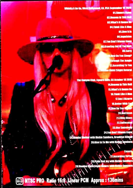 Orianthi Orianthi/CA,USA 2020 & more Blu-Ray Version