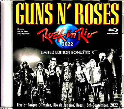 Guns N' Roses Guns N' Roses/Brazil 2022 Blu-Ray Version