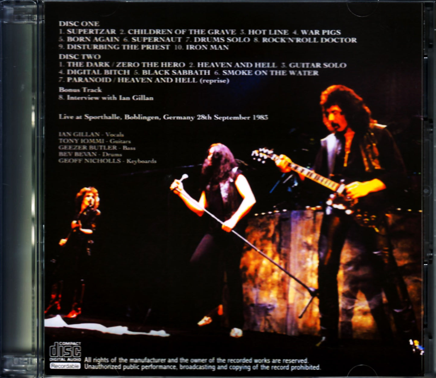 Black Sabbath/Germany 9.28.1983