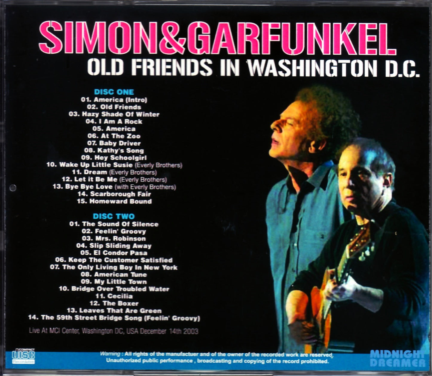 Simon & Garfunkel/WA, USA 2003