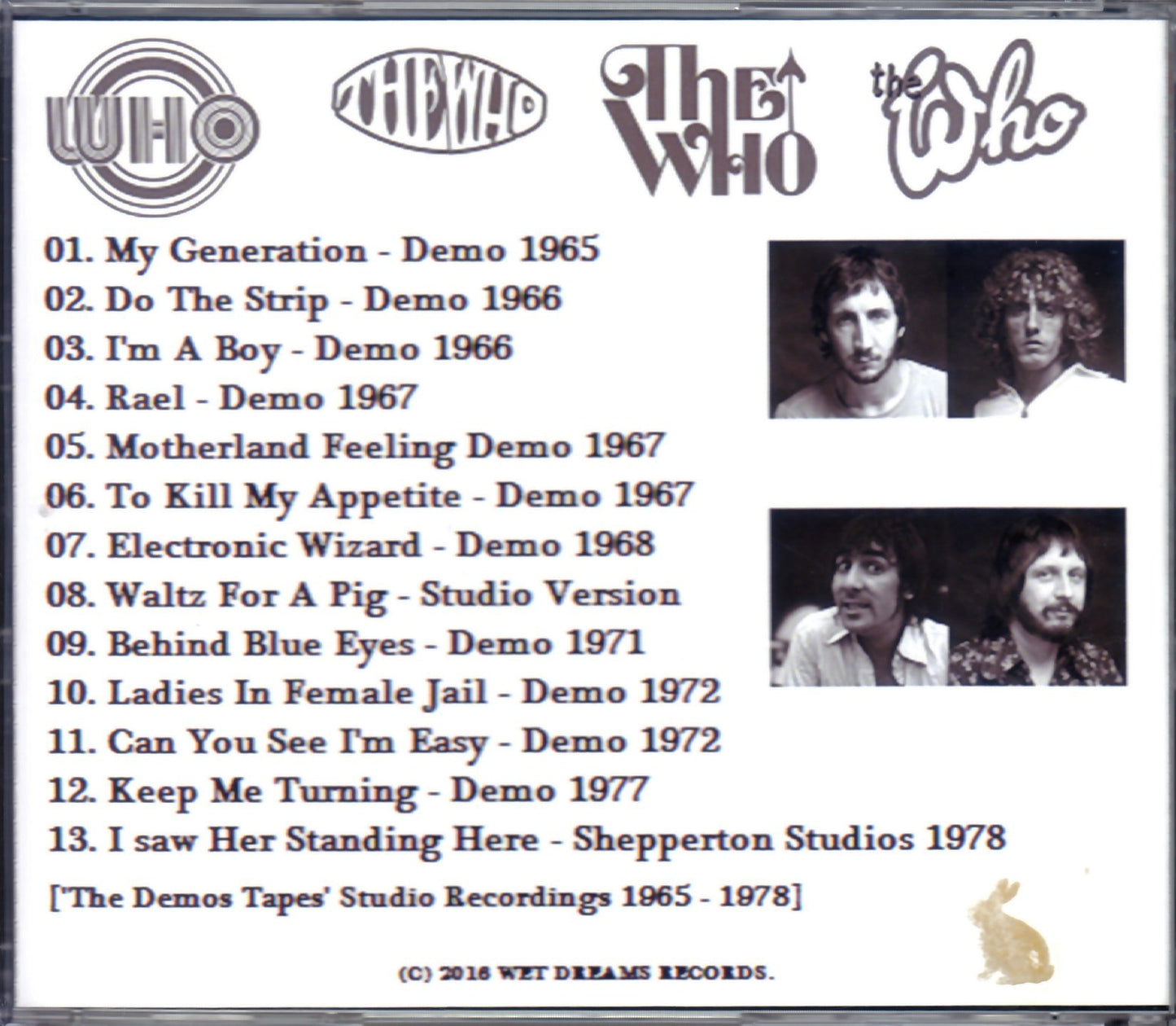 The Who/Demo Tapes Studio Recordings 1965-1978