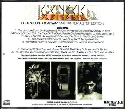 Genesis/AZ, USA 1975 Remaster