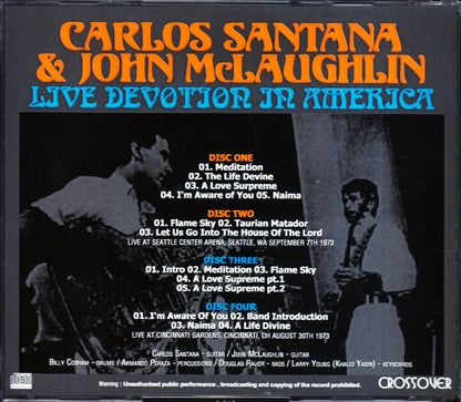 Santana,John McLaughlin/WA,USA 1973 & more