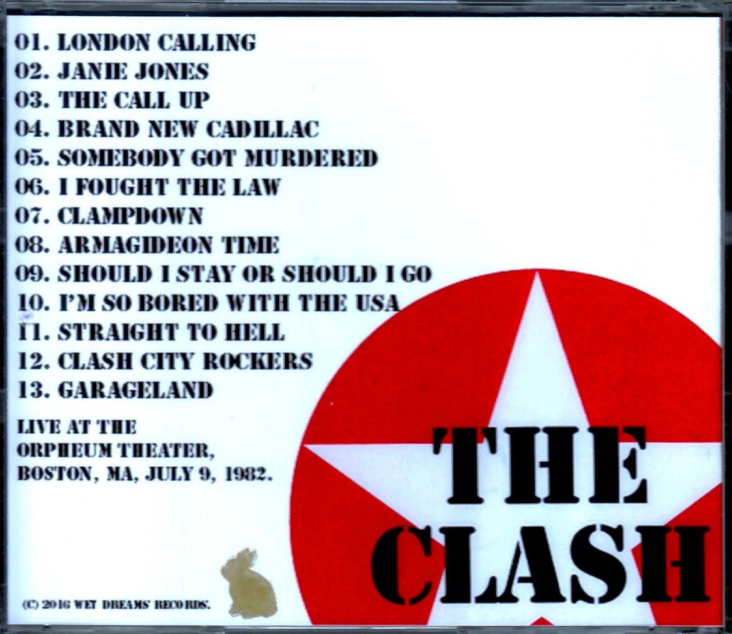 The Clash/MA, USA 1982