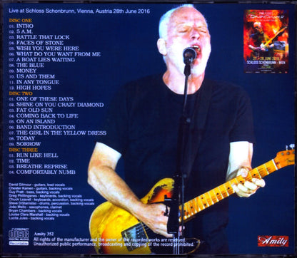 David Gilmour/Austria 6.28.2016