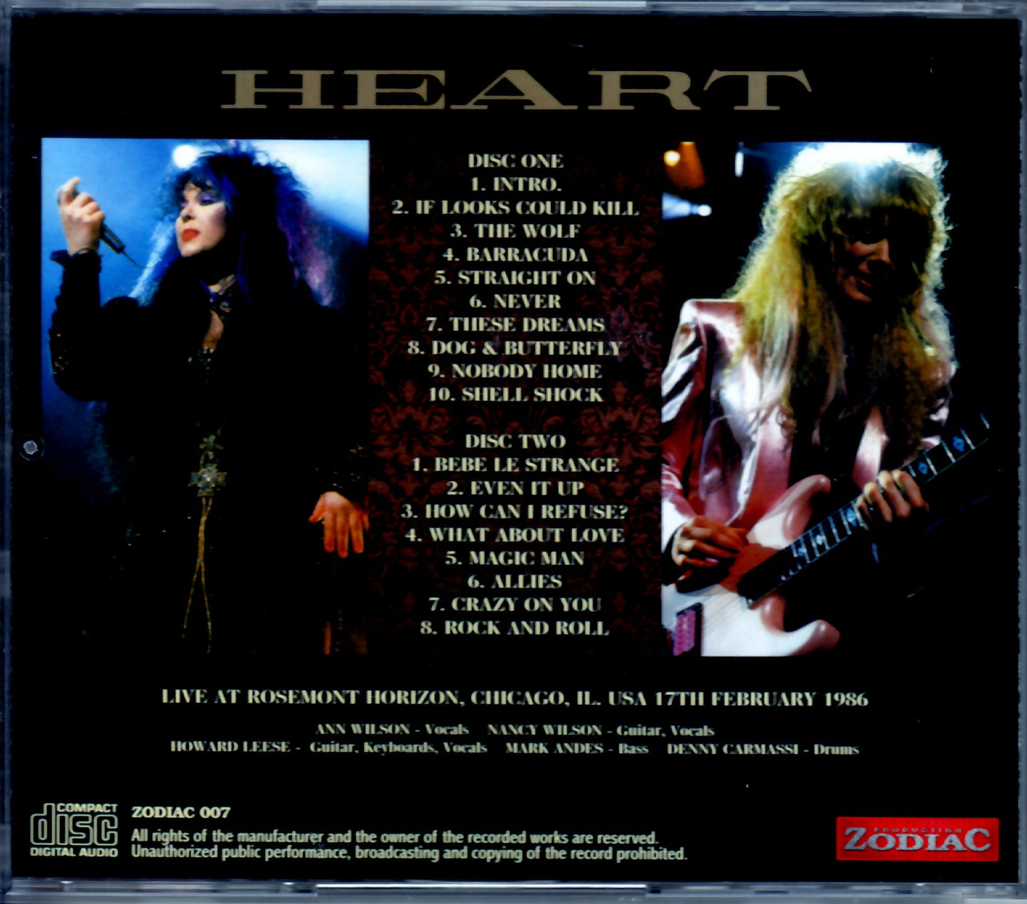 Heart/Il, USA 1986