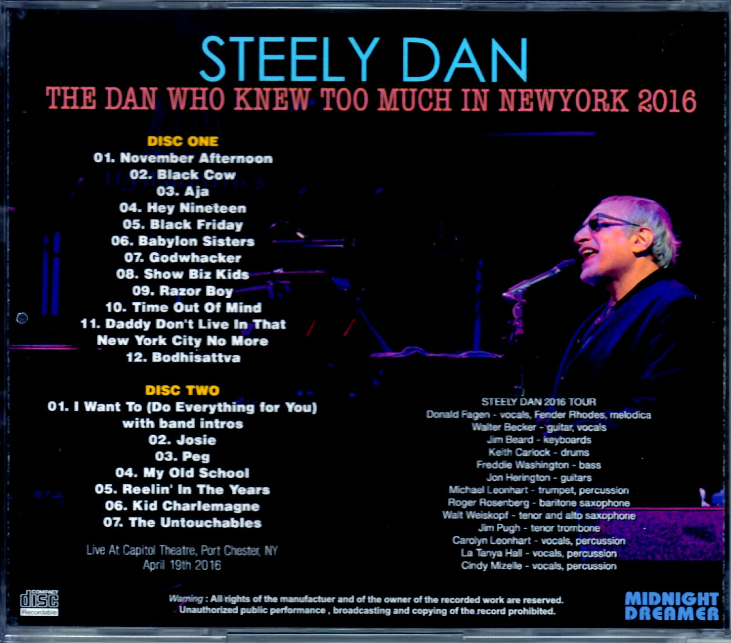 Steely Dan/Ny, USA 2016