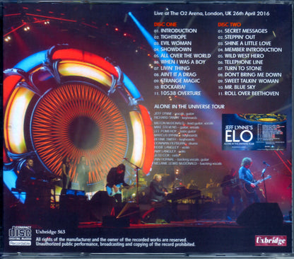 Jeff Lynne’s ELO Electric Light Orchestra/London,UK 2016