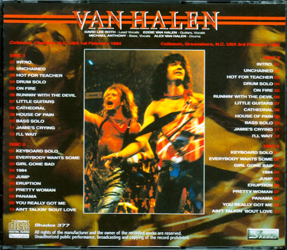 Van Halen/NC,USA 1984 2Days Complete