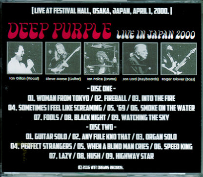 Deep Purple/Osaka,Japan 2000