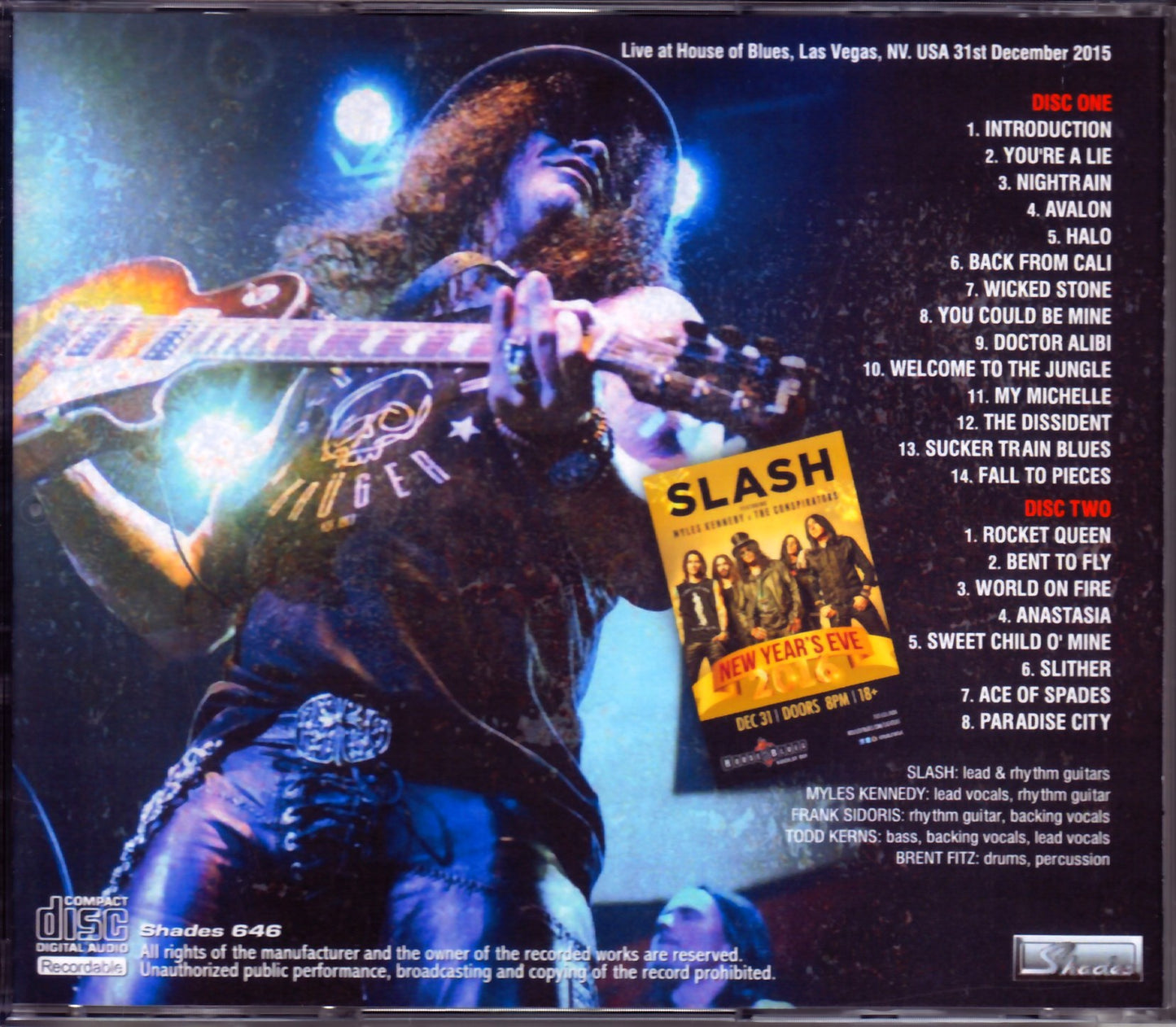 Slash/Nv,USA 2015-2016