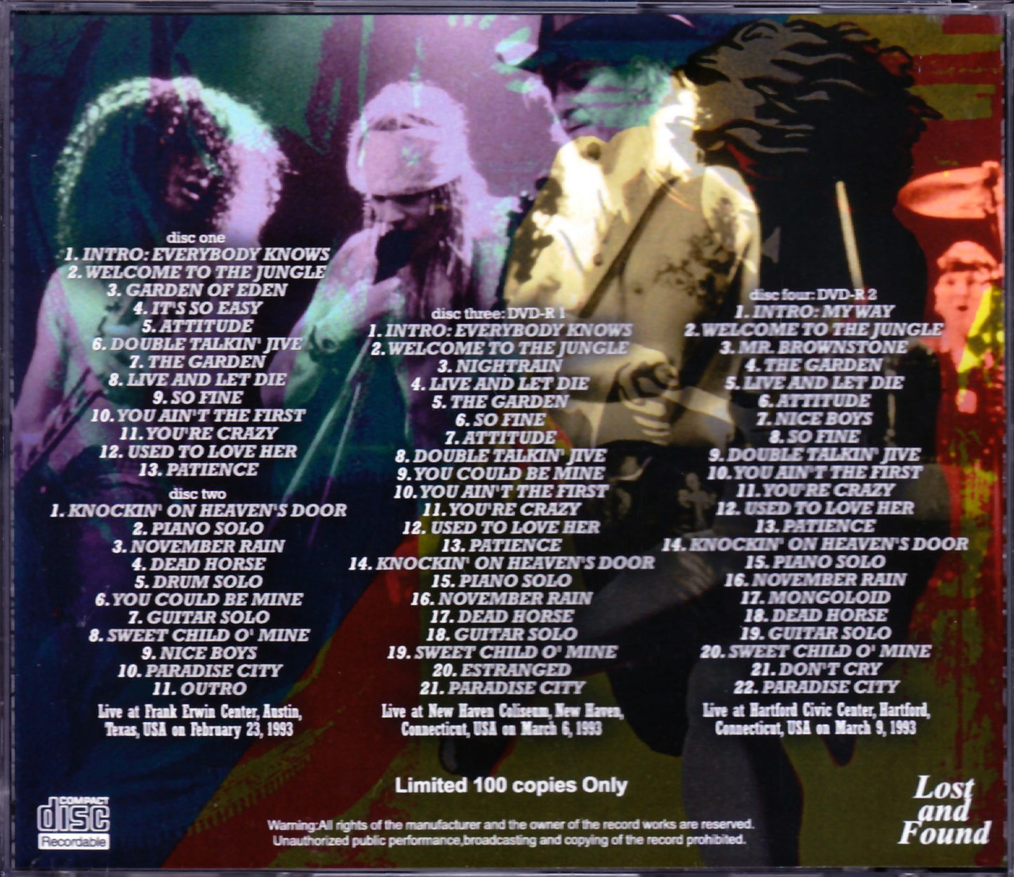 Guns N’ Roses/Tx, USA 2016 & more