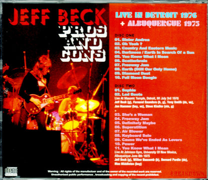 Jeff Beck/Mi, USA 1976 & more