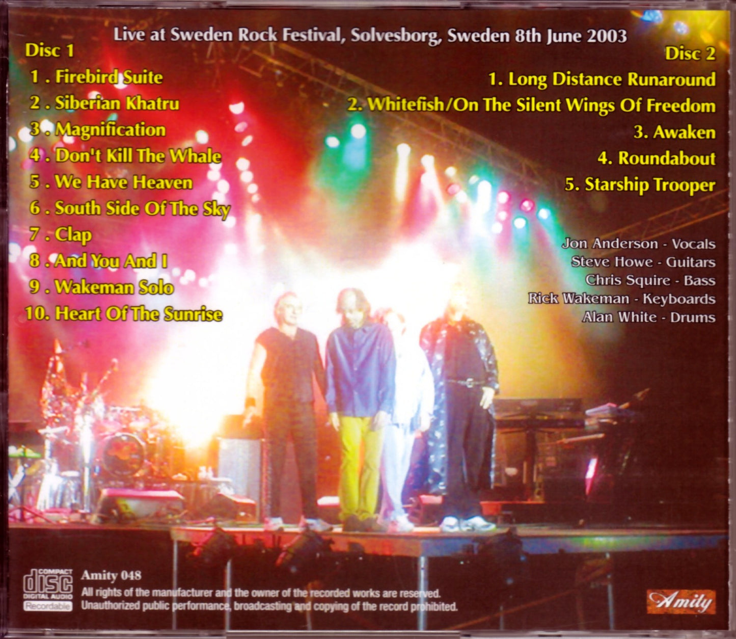 Yes/Sweden 2003