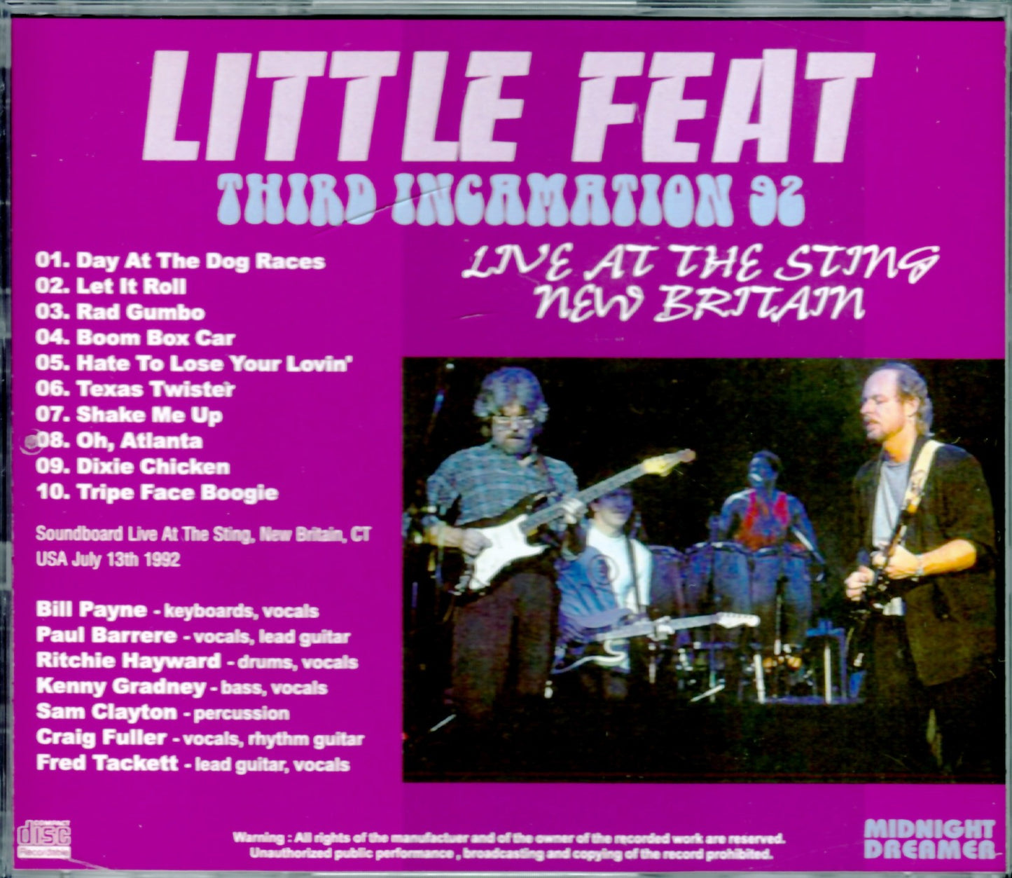 Little Feat/Ct, USA 1992