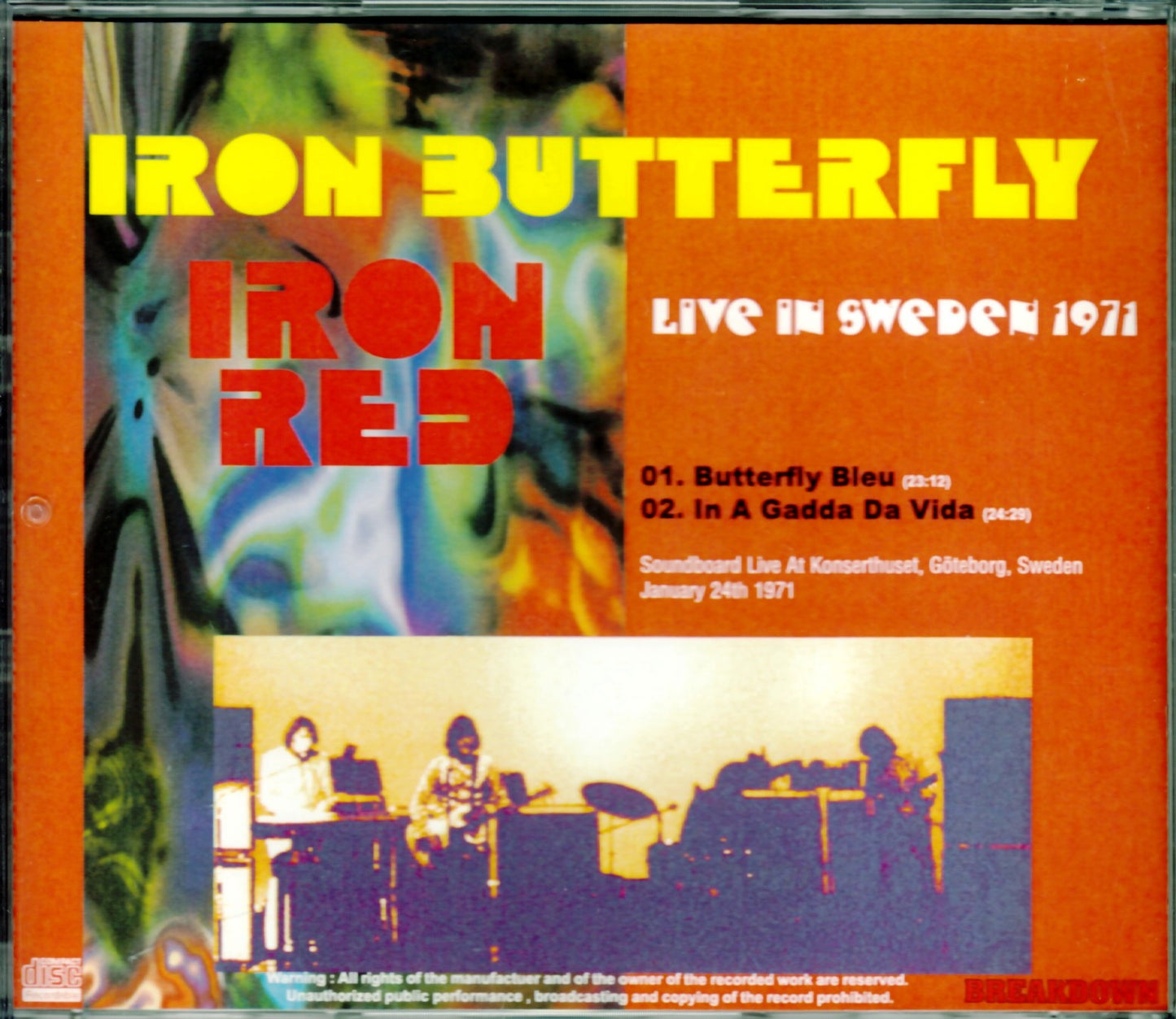 Iron Butterfly/Sweden 1971