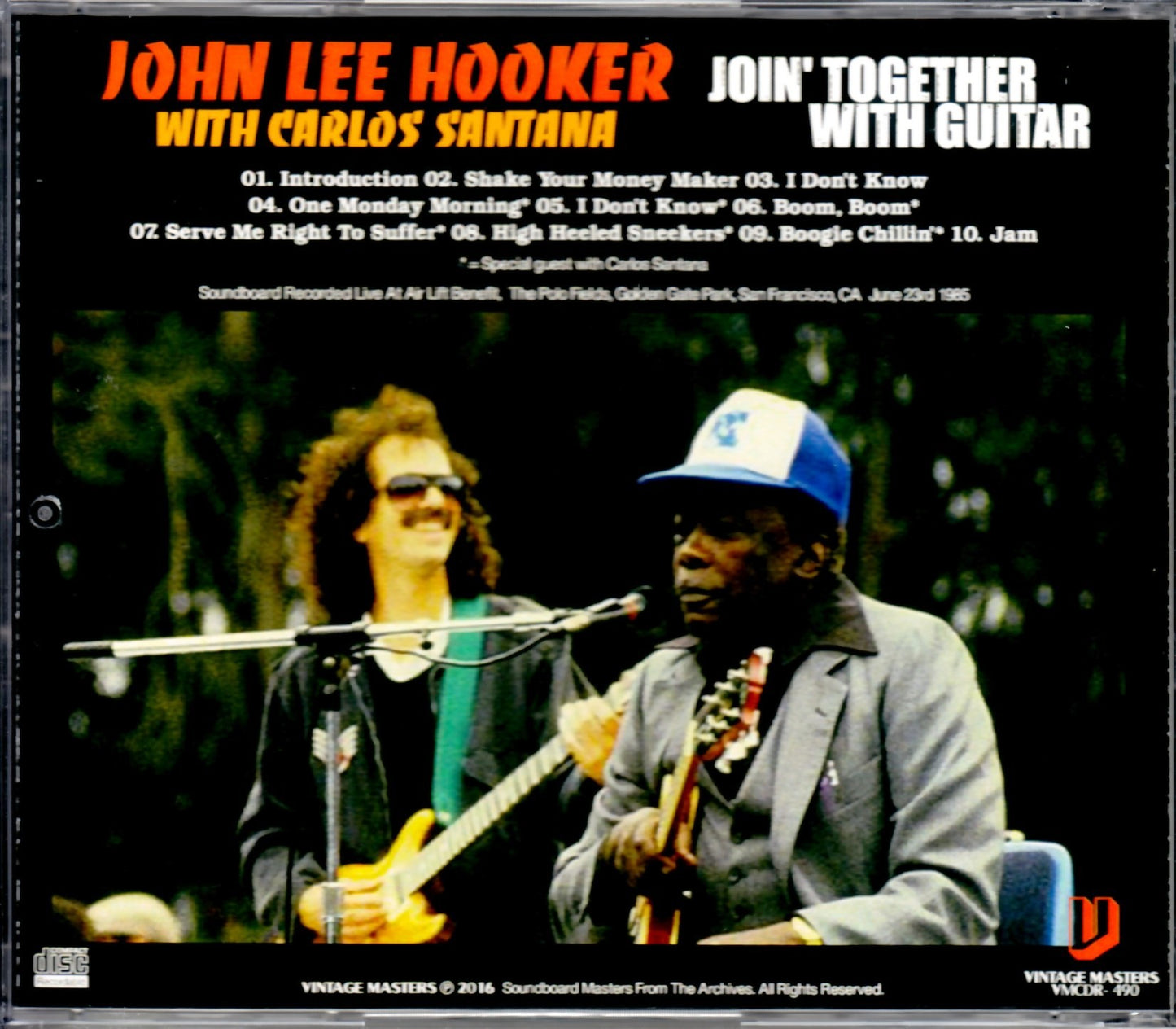 John Lee Hooker,Santana/Ca,USA 1985