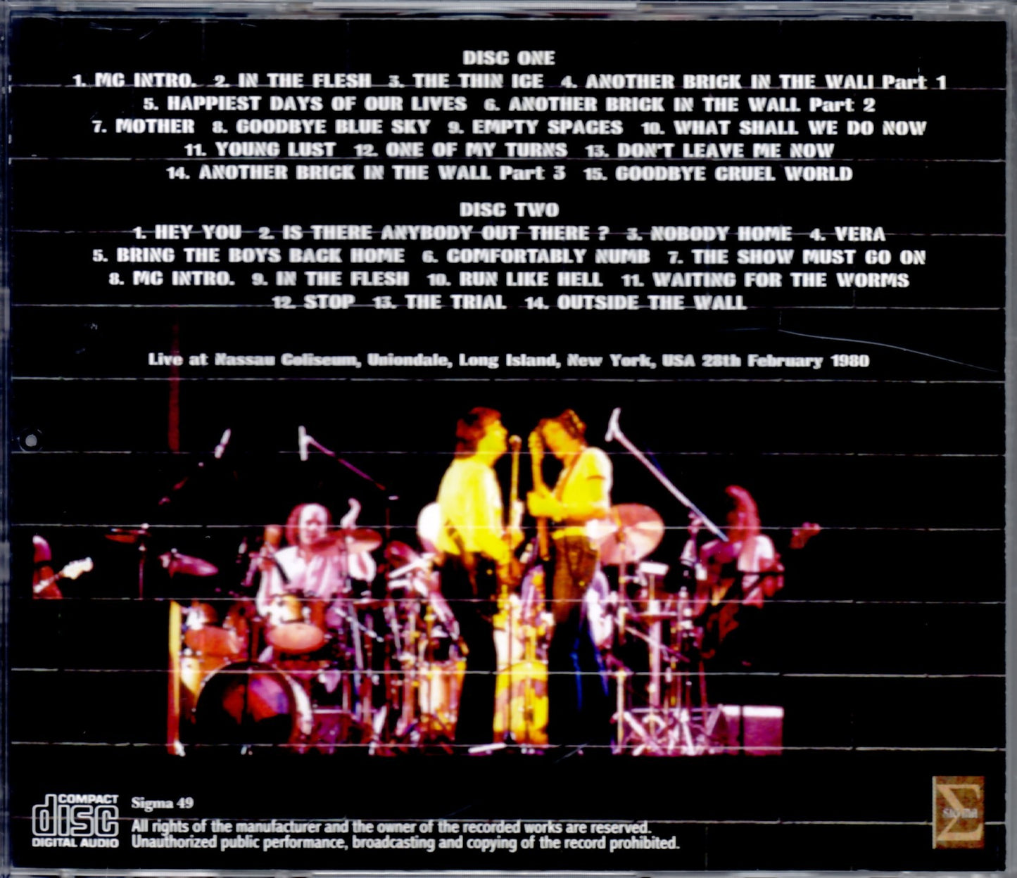 Pink Floyd/Ny, USA 2.28.1980