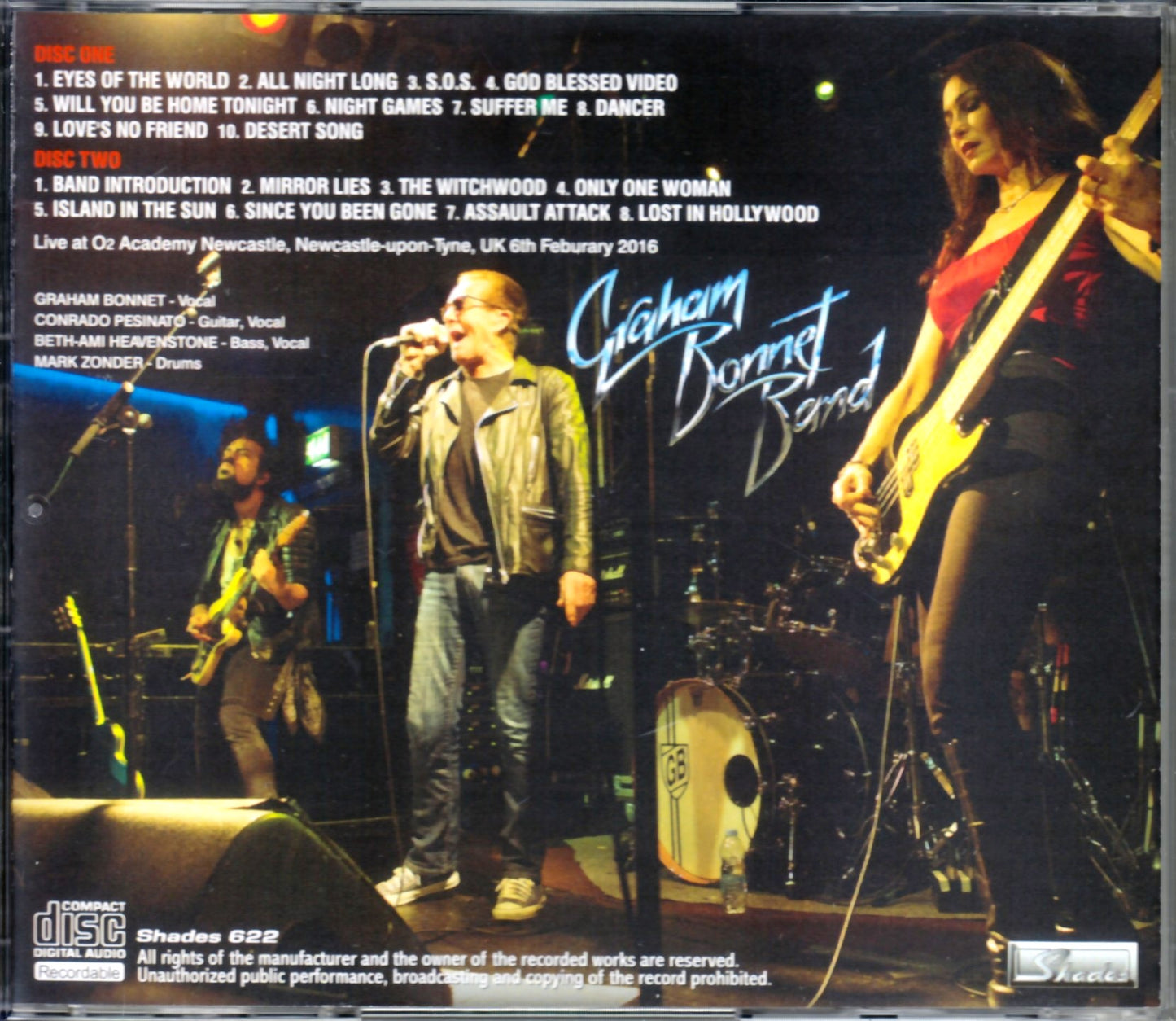 Graham Bonnet Band/UK 2016