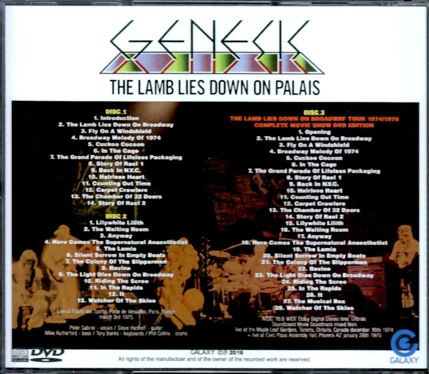 Genesis/France 1975 & more