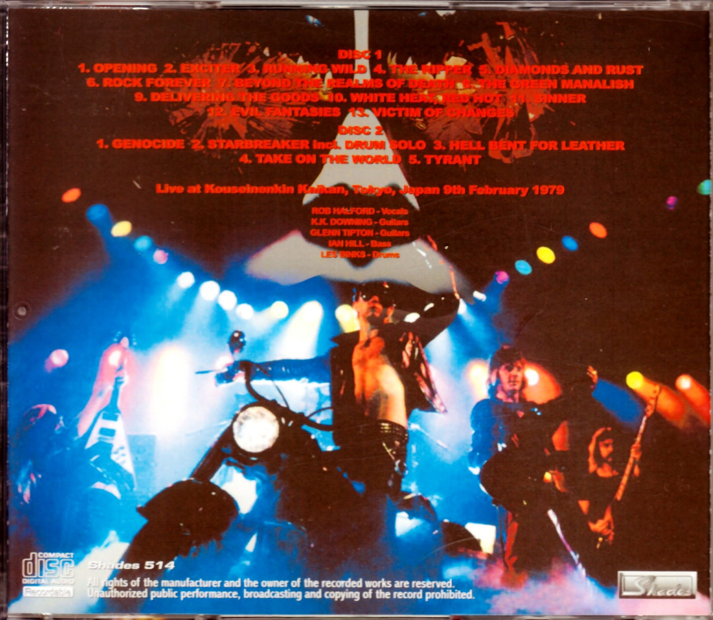 Judas Priest/Tokyo,Japan 2.9.1978 & more