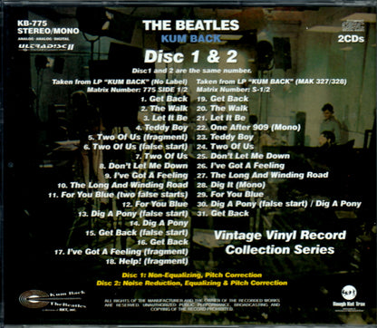 Beatles/Kum Back Remaster