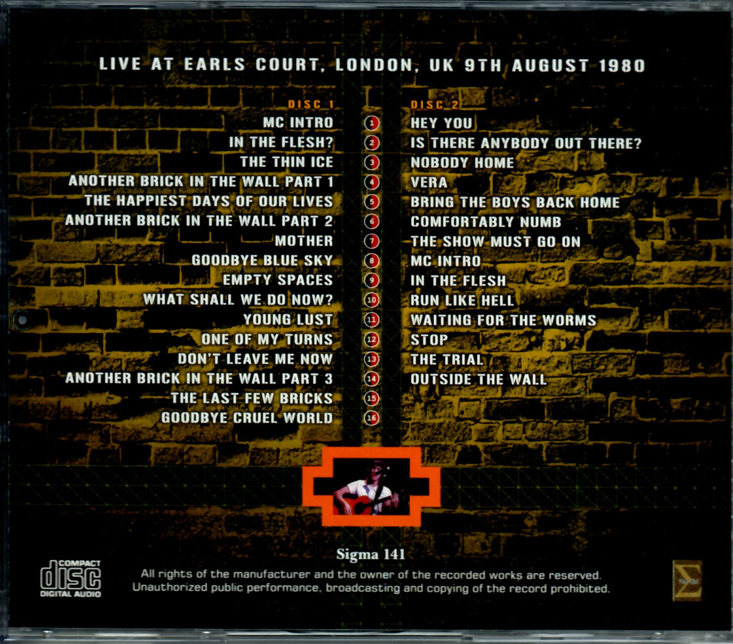Pink Floyd/London,UK 8.9.1980