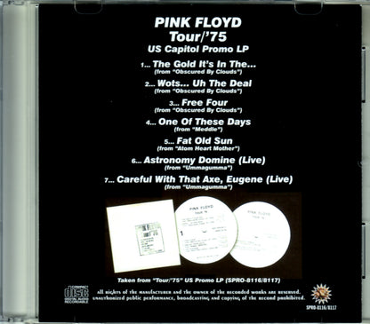 Pink Floyd/Tour '75 US Promo LP