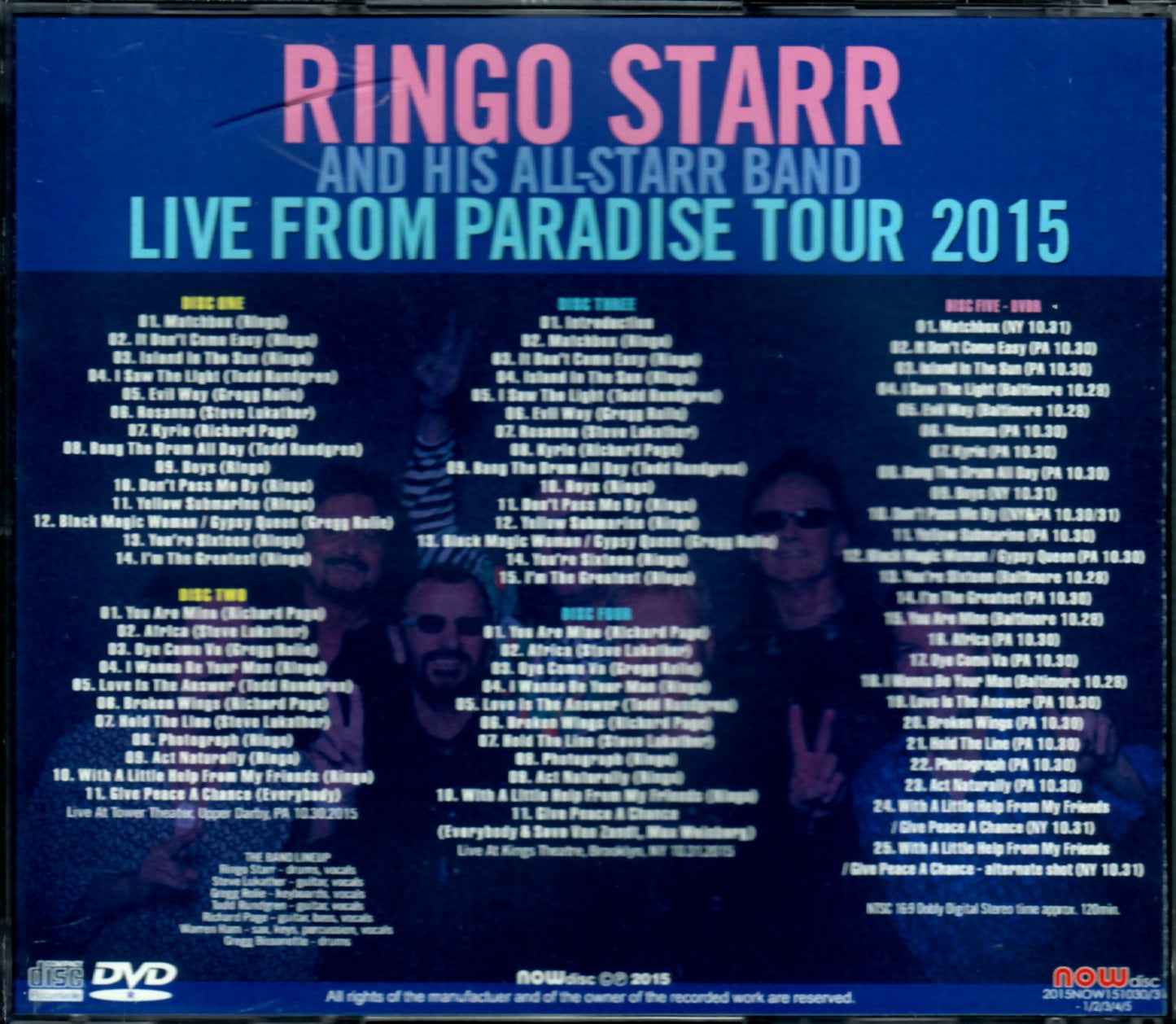 Ringo Starr/Pa, USA 2015 & more