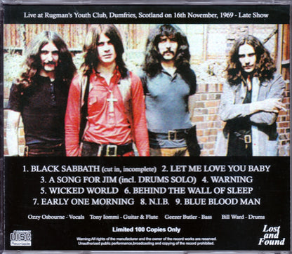Black Sabbath/Scotland,UK 1969 Late Show