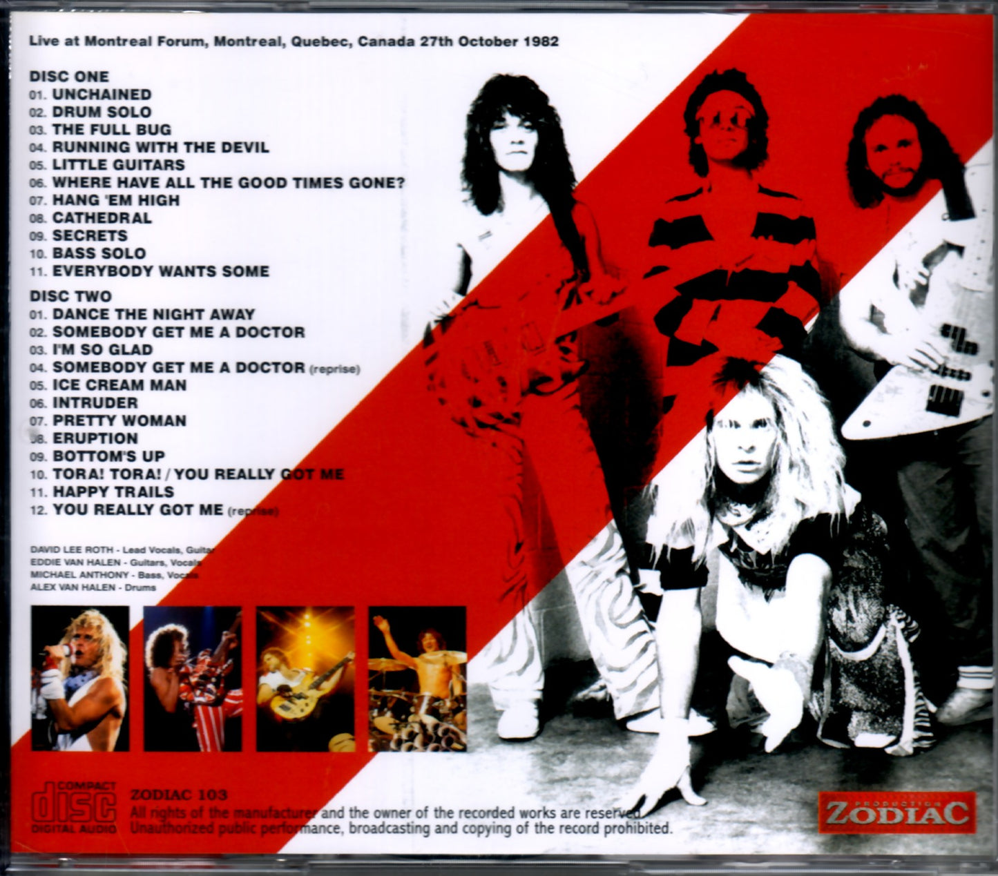 Van Halen/Canada 1982