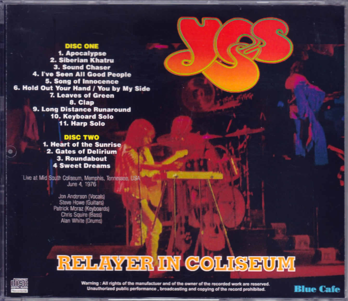 Yes/Tennessee, USA 1976