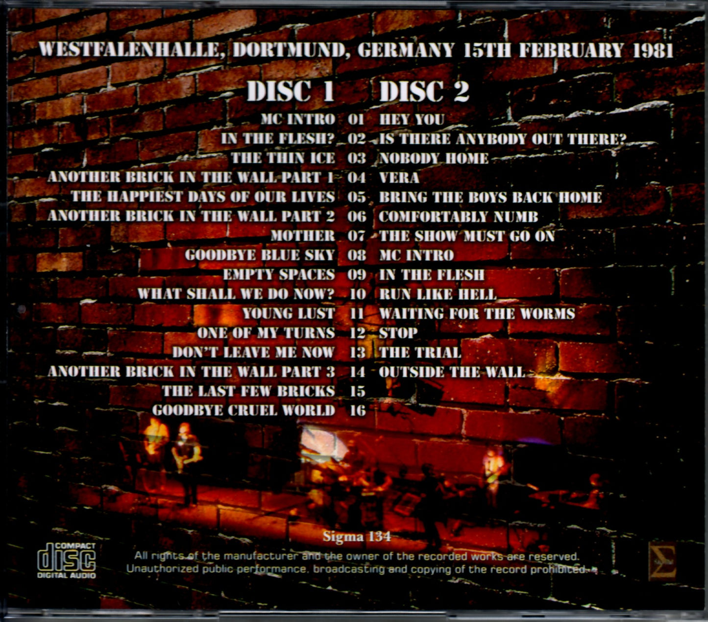 Pink Floyd/West Germany 2.15.1981