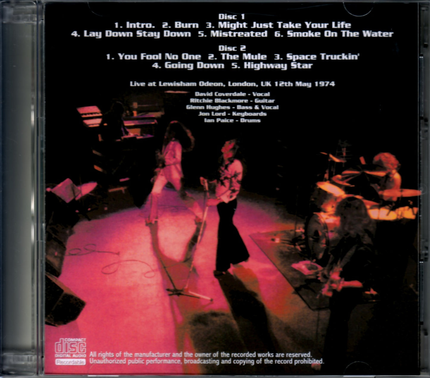 Deep Purple/London,UK 1974