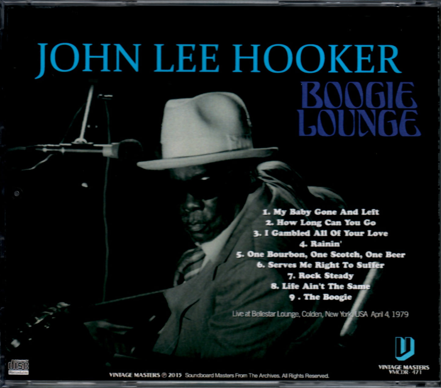 John Lee Hooker/New York,USA 1979