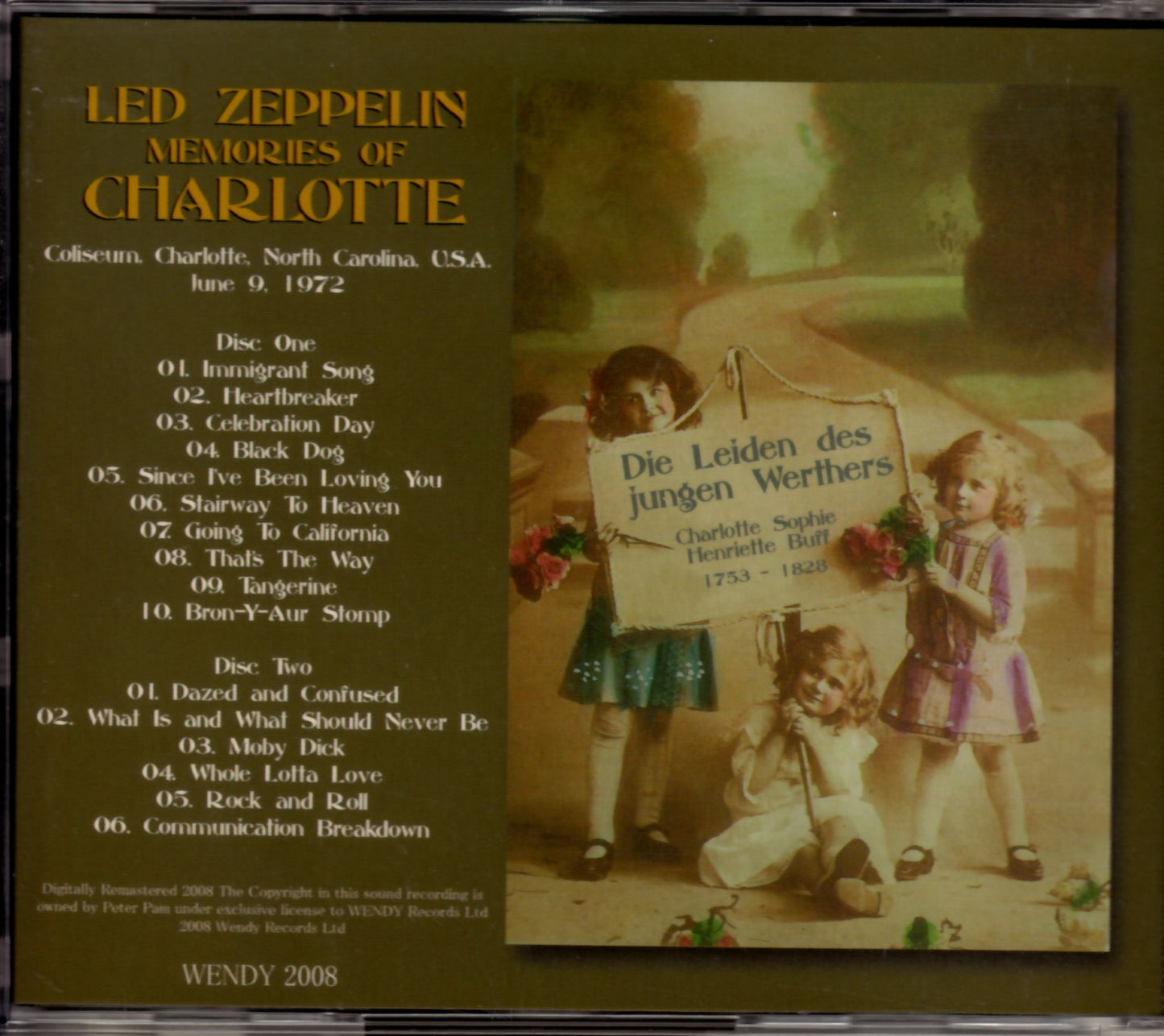 Led Zeppelin: North Carolina, USA 1972