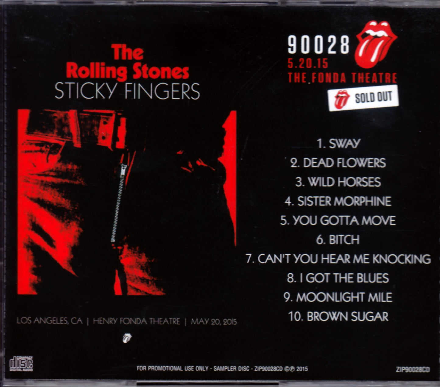 Rolling Stones/California,USA 2015 Secret Gigs