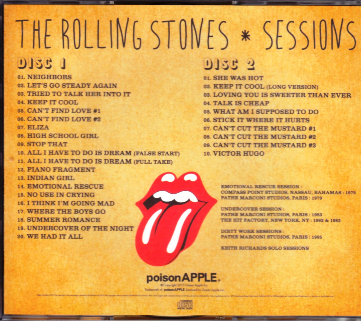 Rolling Stones/Sessions Collection