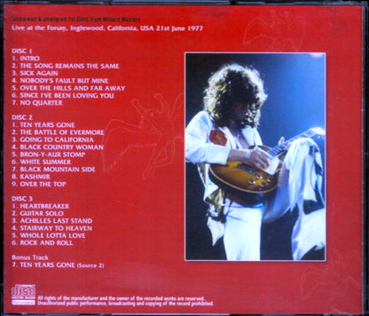 Led Zeppelin/California, USA 6.21.1977